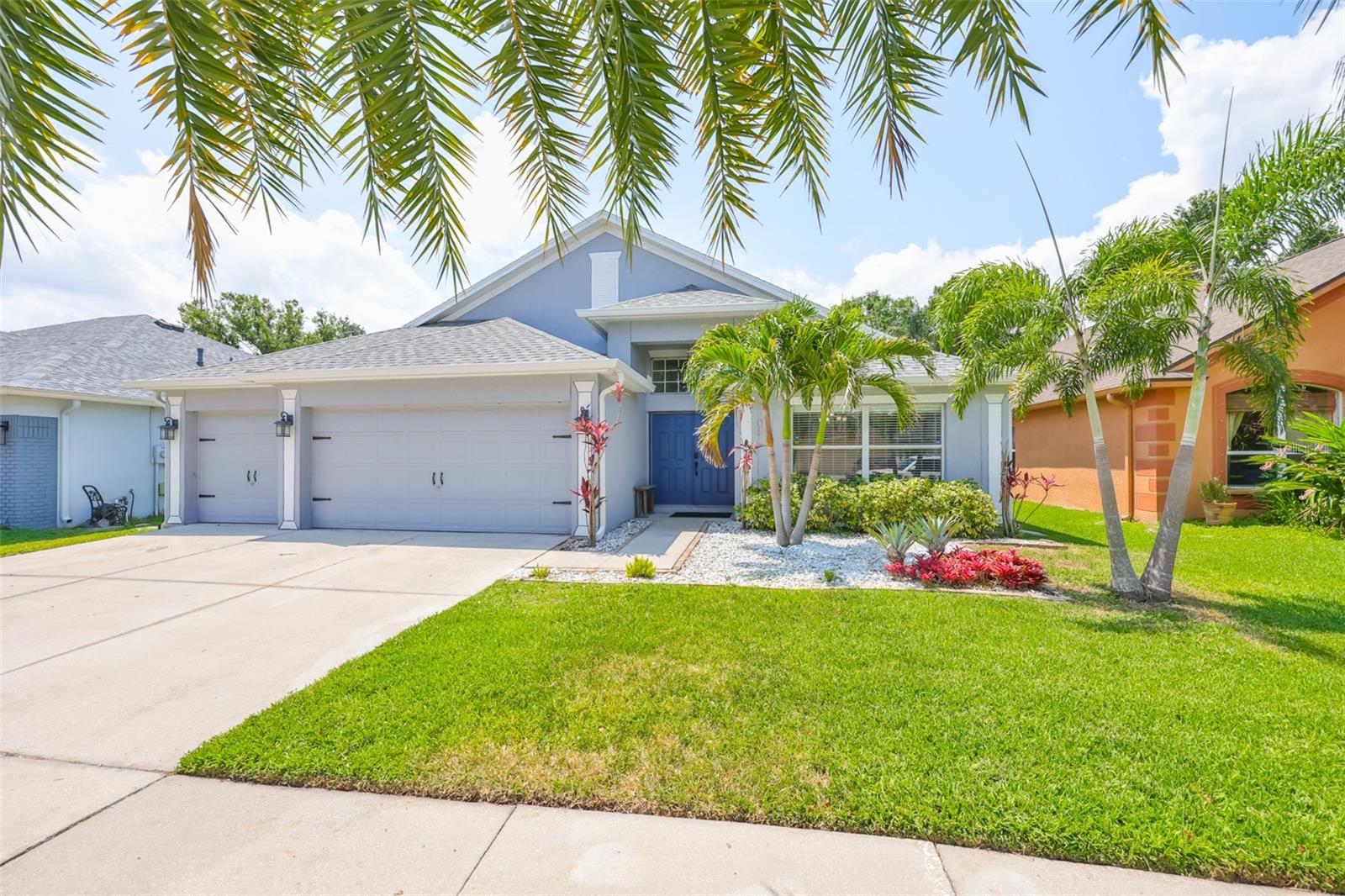 Beautifully landscaped 4 bed 2 bath with a 3 car garage