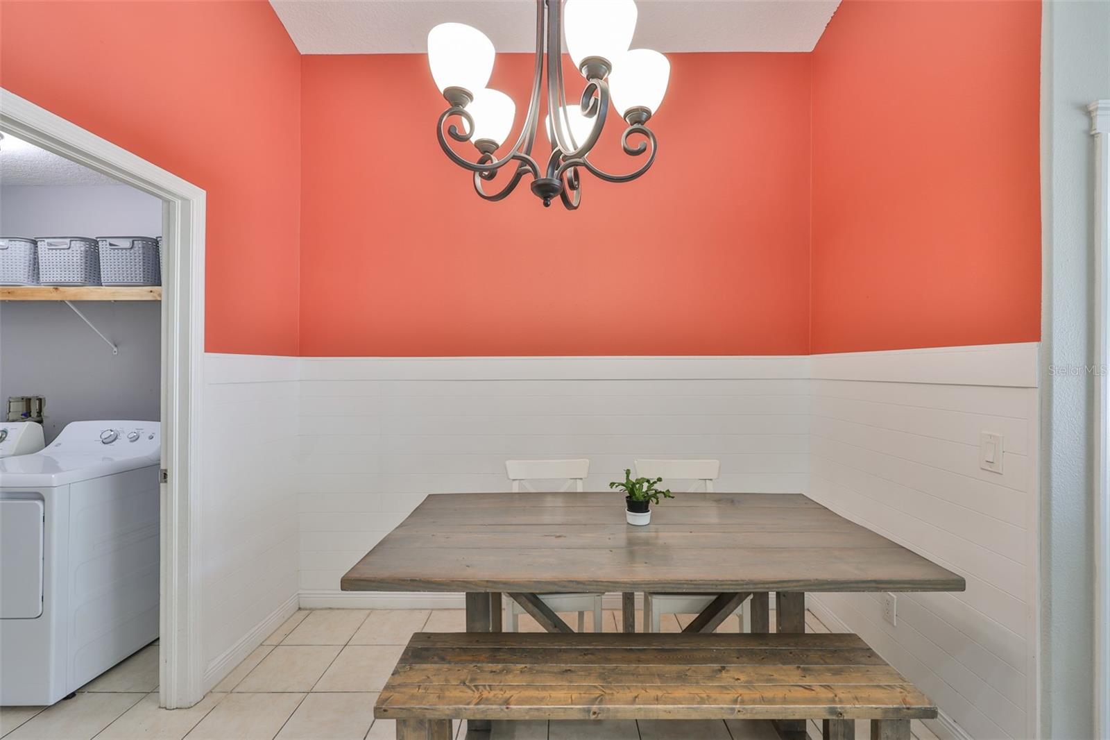 Good space in the breakfast nook