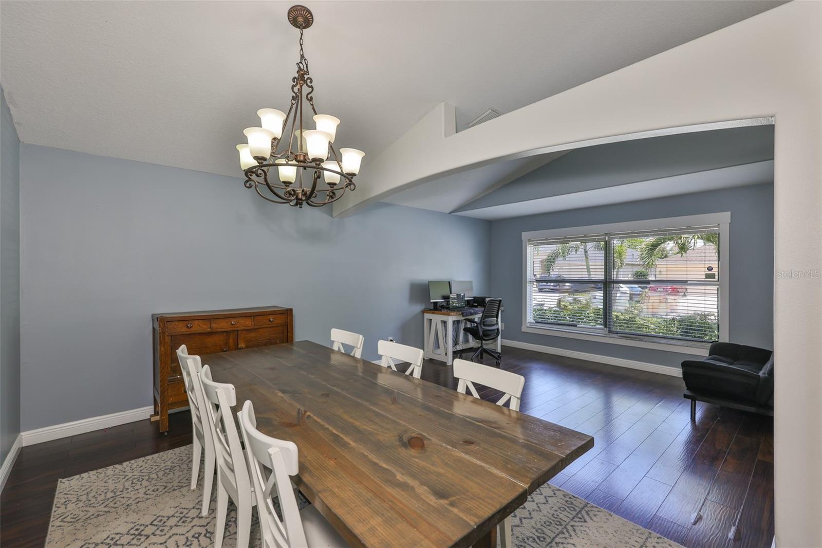 Space for a large dining set