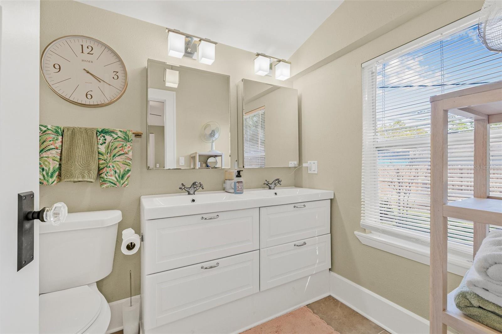 Bathroom with Dual Vanity