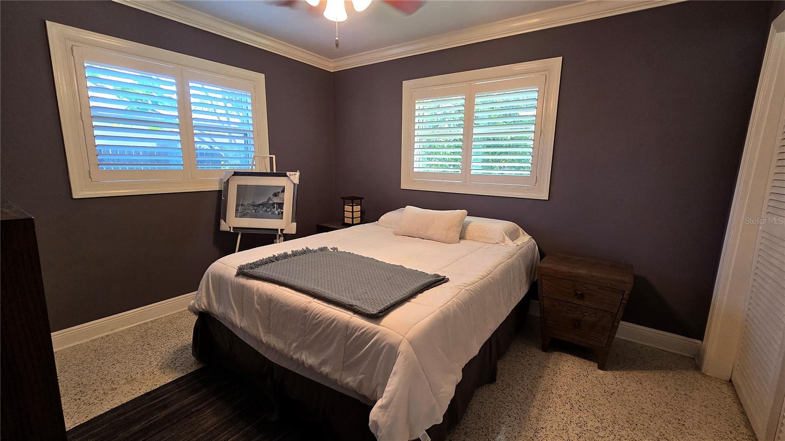 Primary Bedroom in the rear of the home