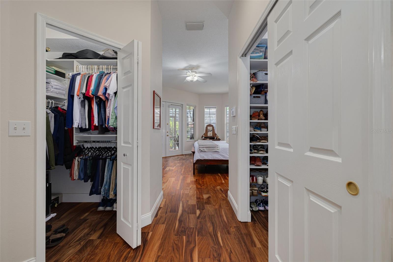 His/hers walking closets