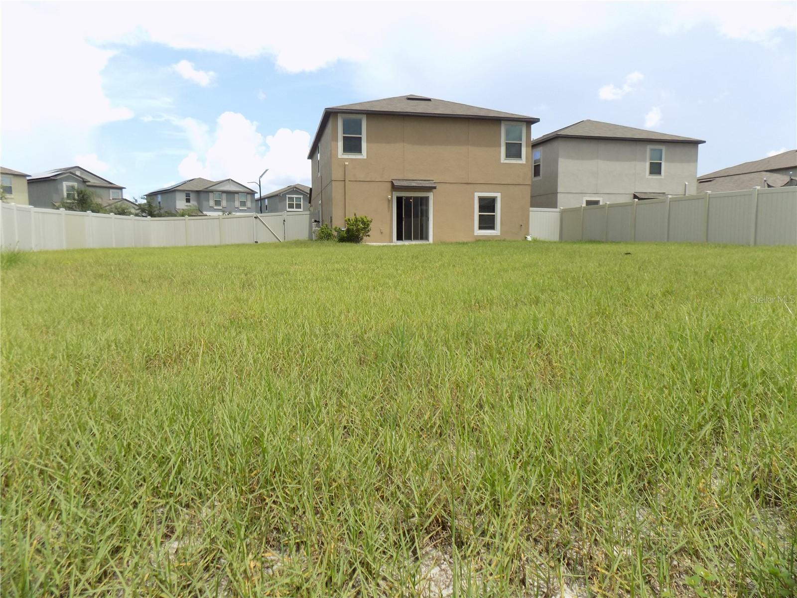 You can add a custom pool with lanai and still have one of the largest backyards in the area!