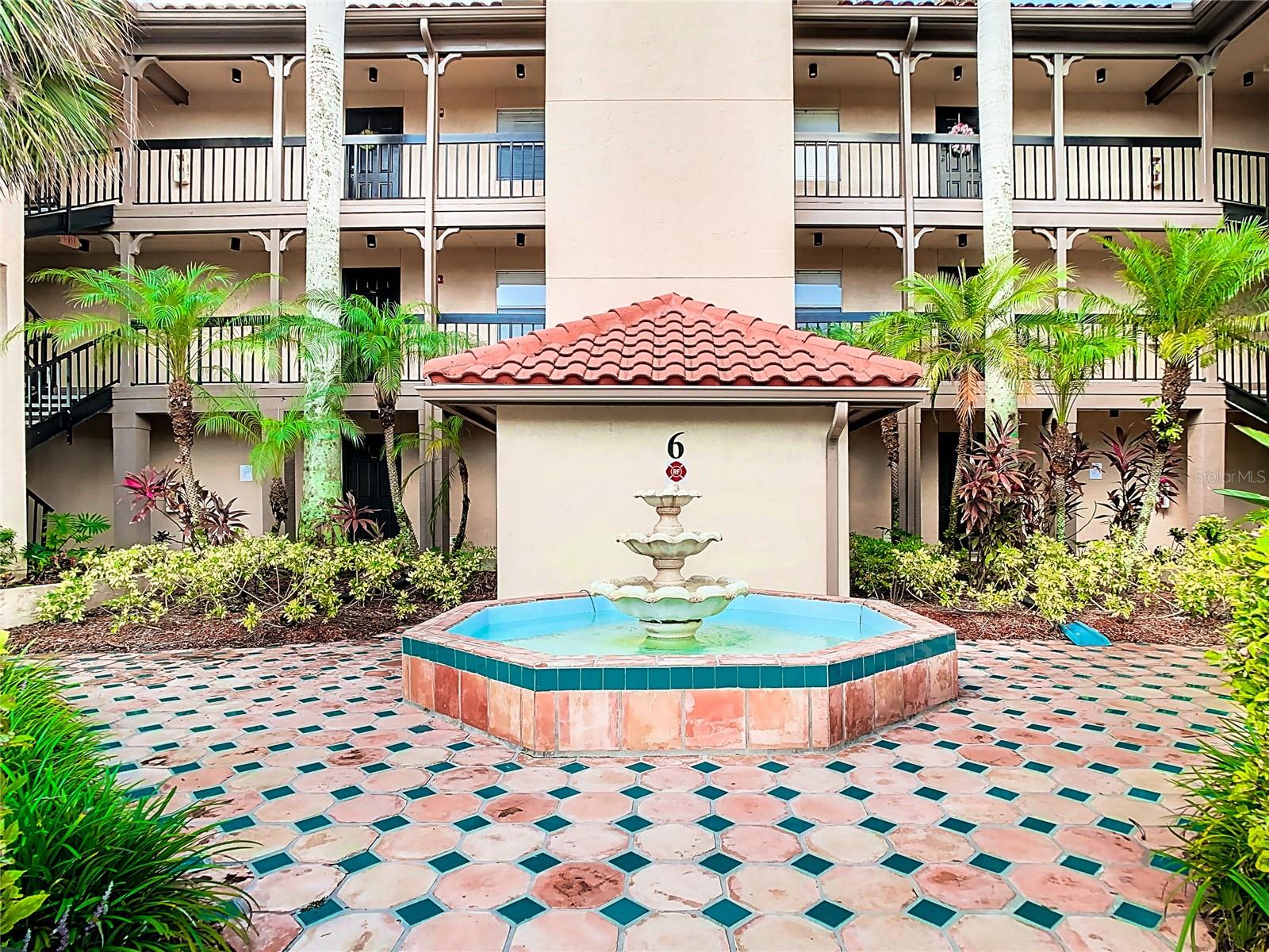 Plaza Style Entrance to Building 6.
