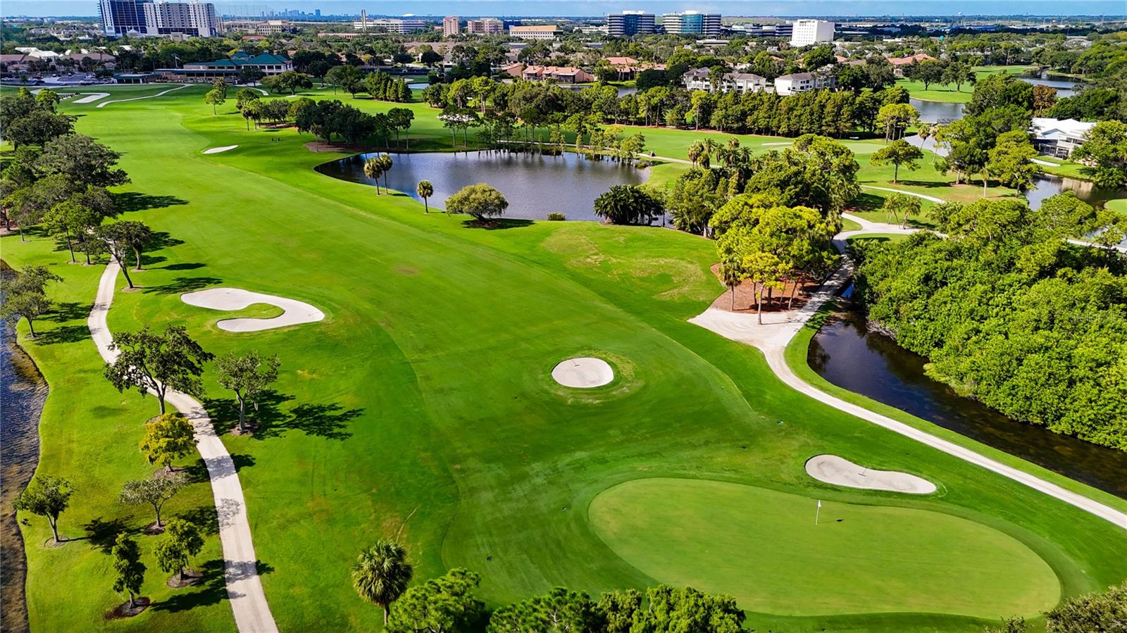 Fly-over of Feather Sound Golf Club... in your back yard!