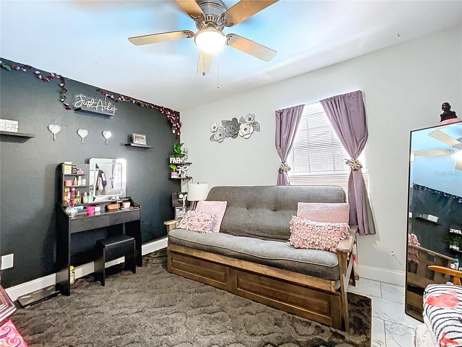3rd bedroom, currently used as a relaxation room or 2nd living room.