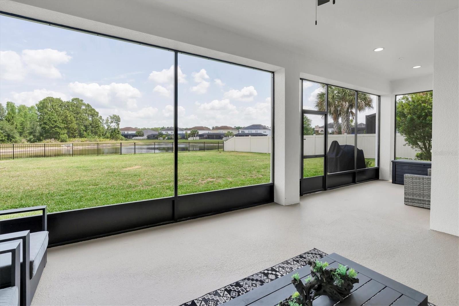 Covered and Screened Lanai