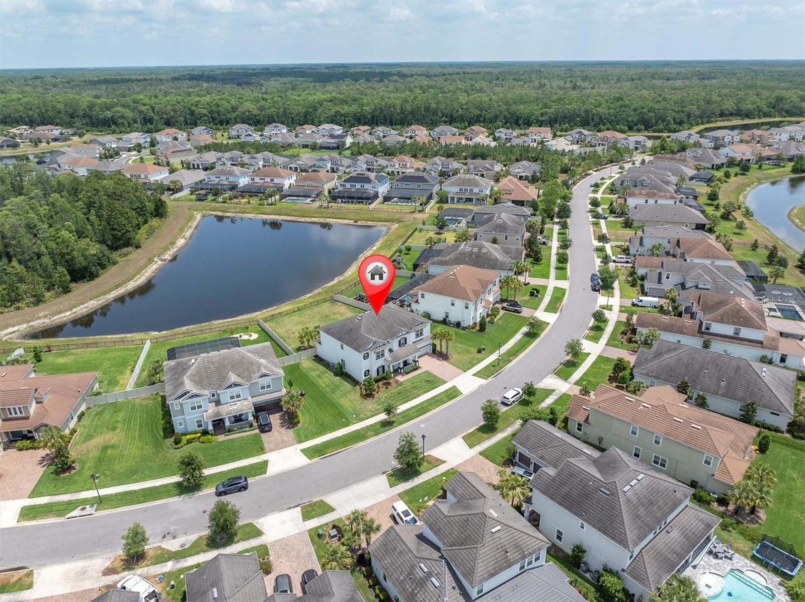 Oversized Lot 75'x150' w/ Conservation and Water View