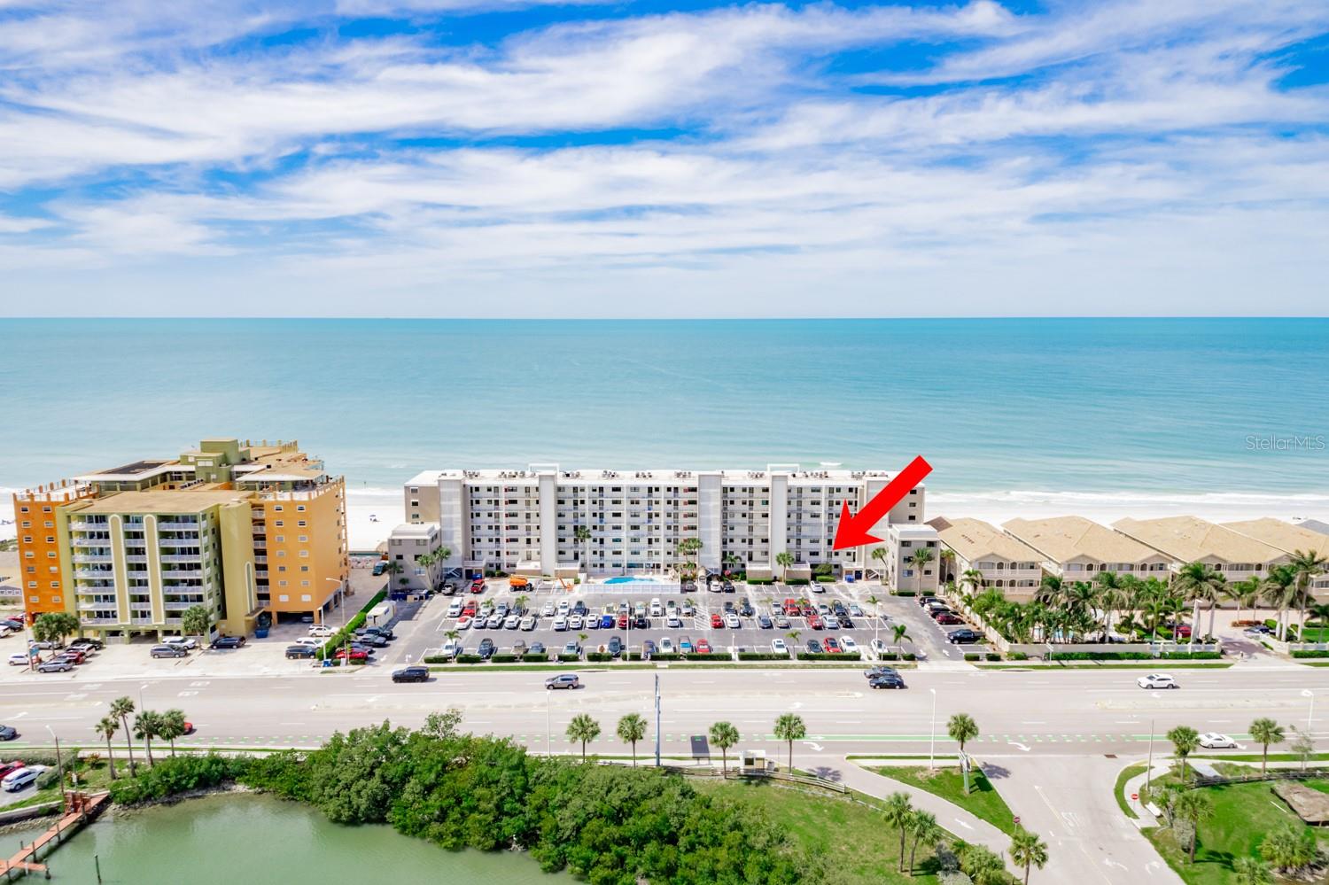 Aerial view from Gulf Blvd