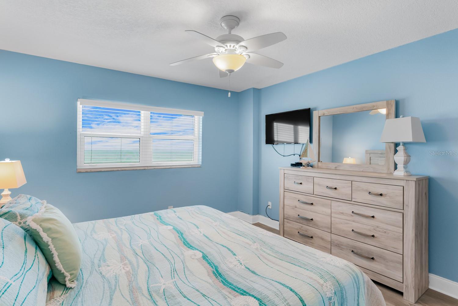 Bedroom 1 with water views