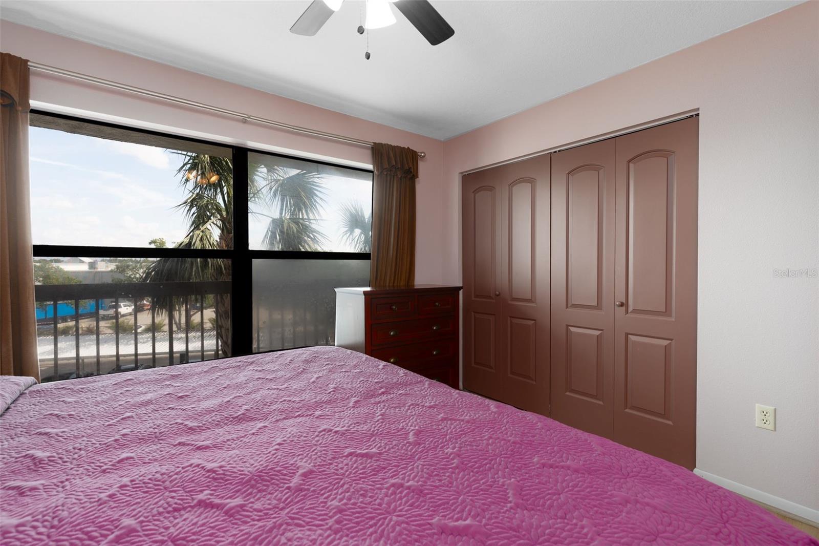 Bedroom 2 with Built-In Closet