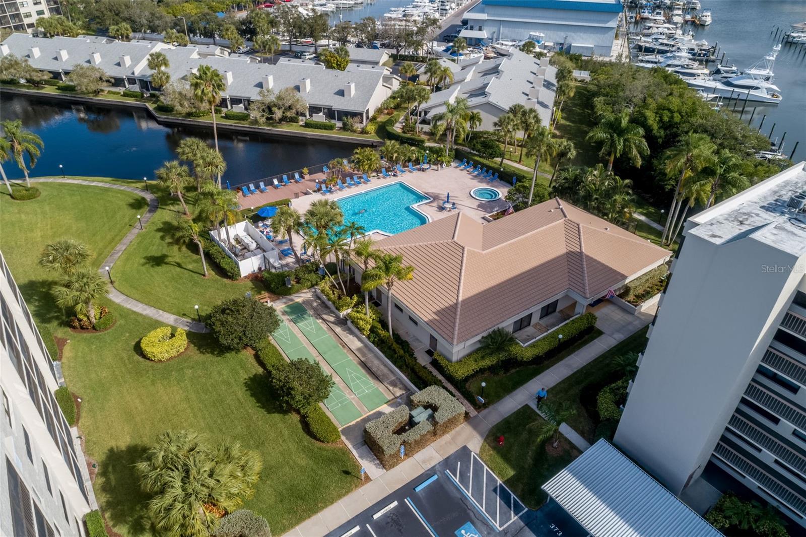 Overview of Clubhouse and Pool