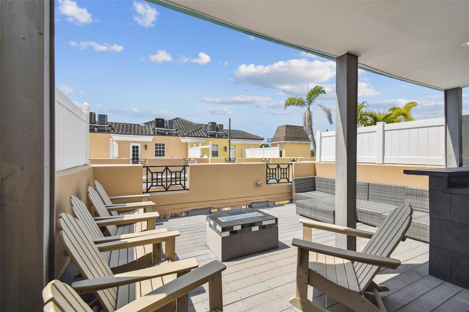 Semi-private Rooftop Deck