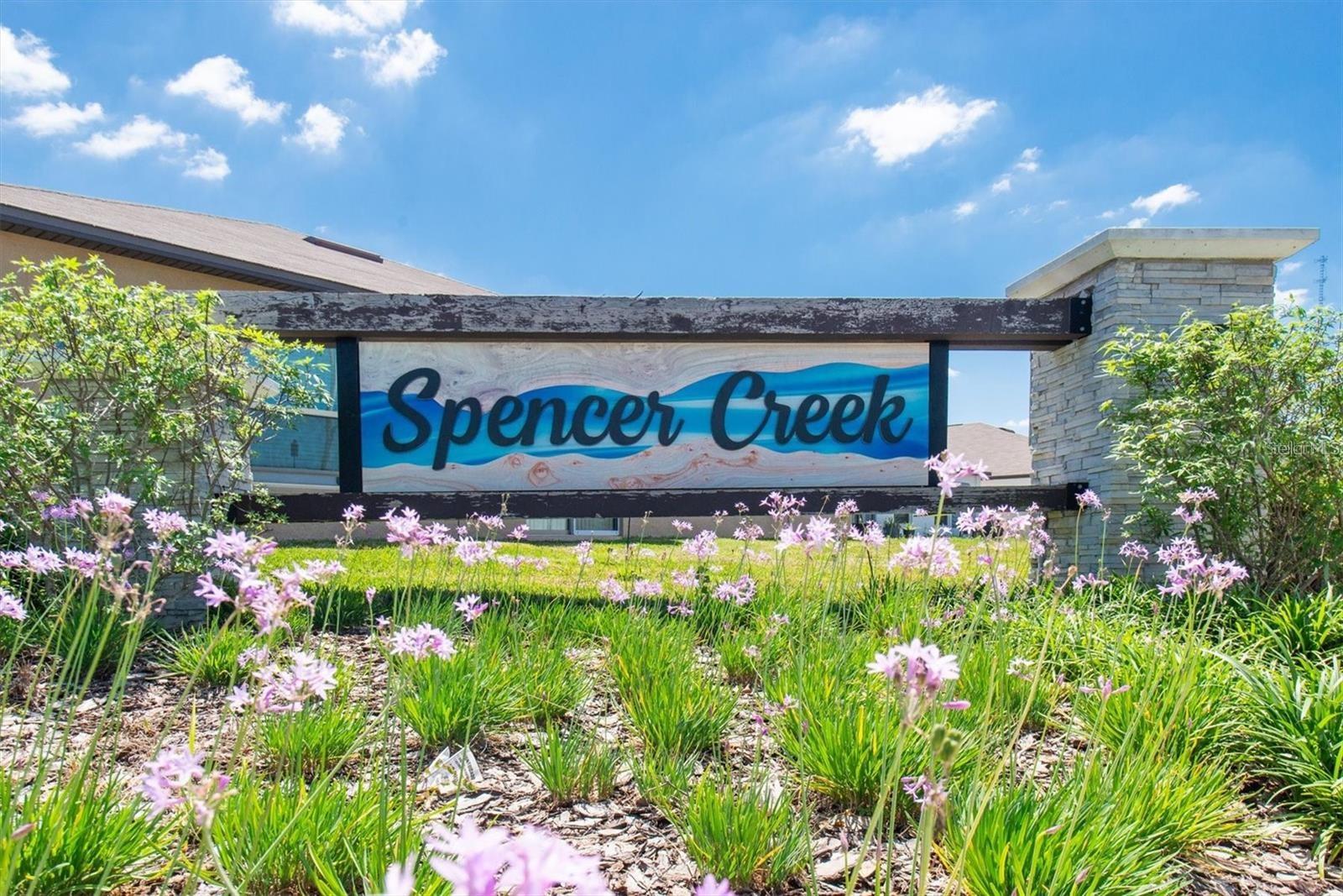 WELCOME TO SPENCER CREEK COMMUNITY