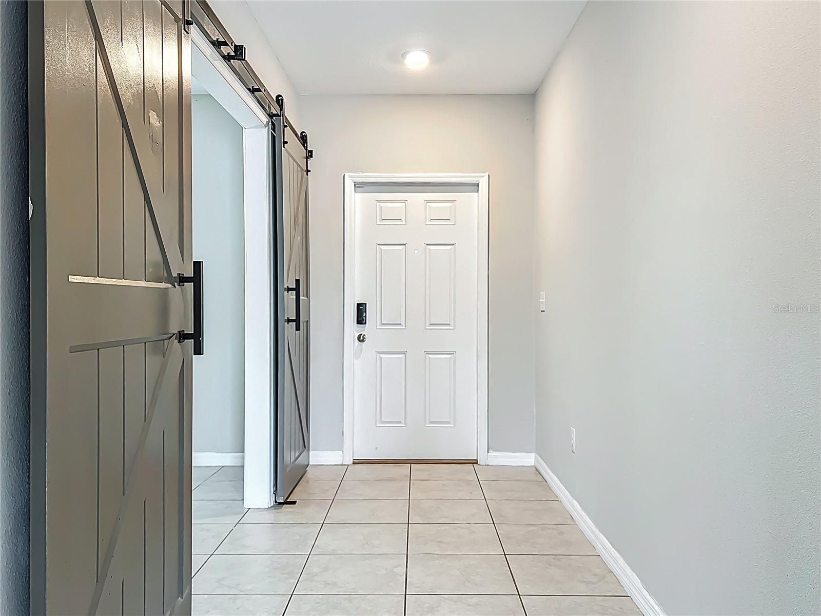 BARN DOORS ADDED TO FLEX ROOM