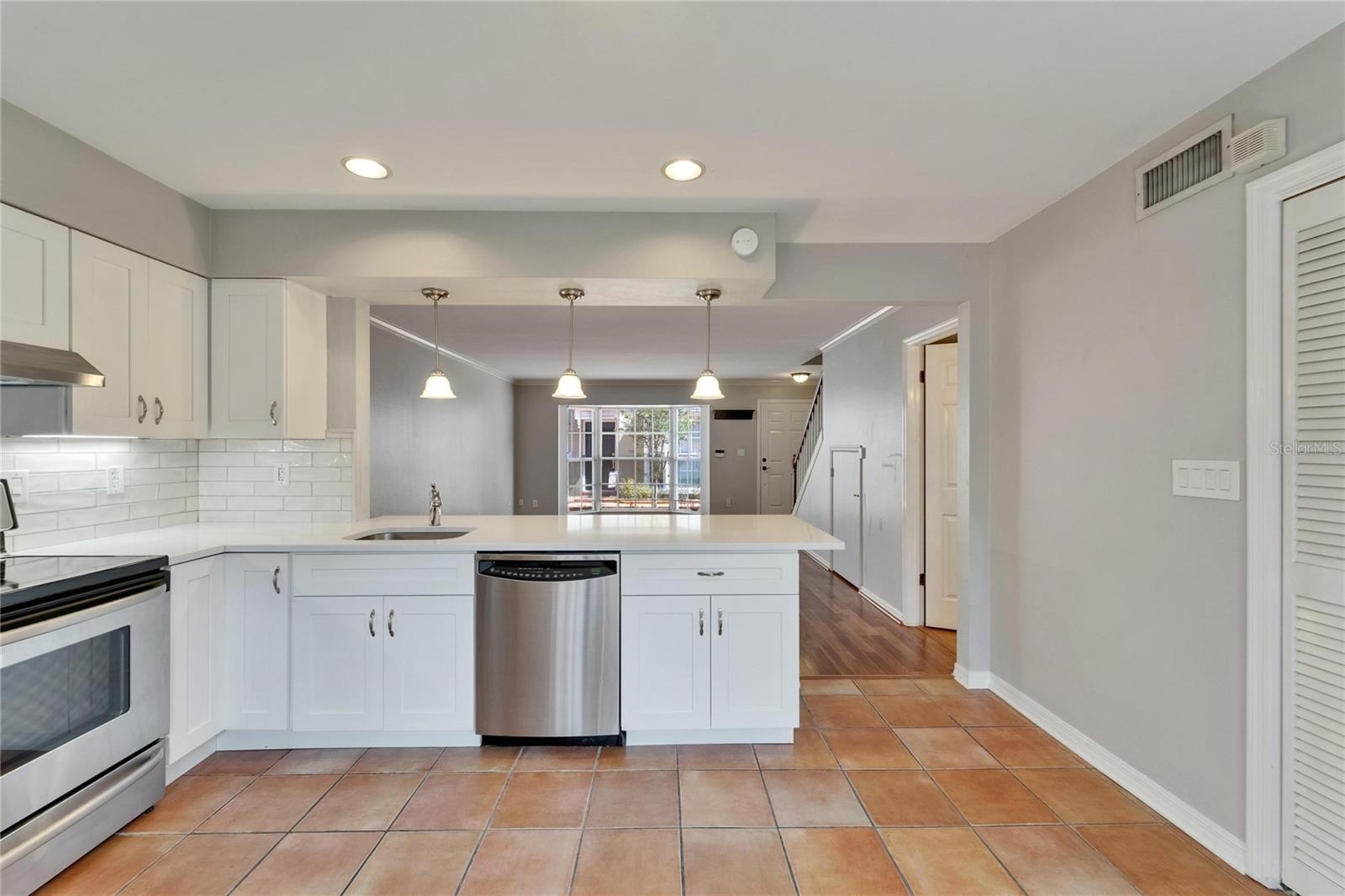 Nice size kitchen area.