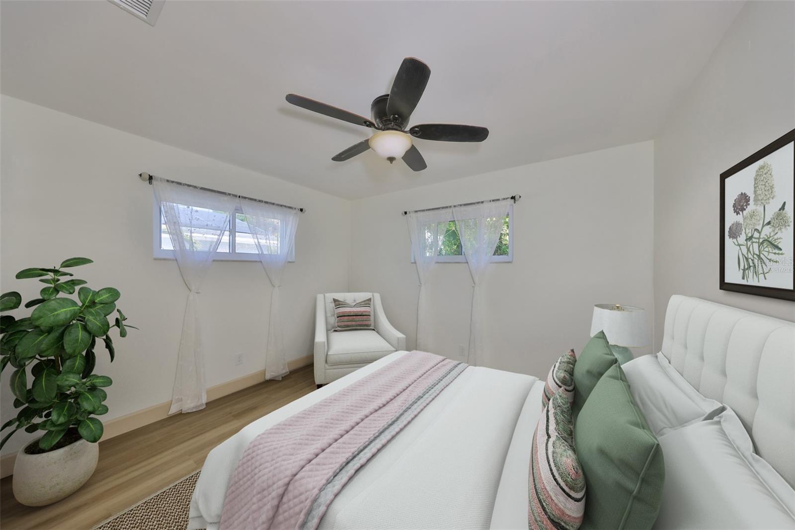 19. Second Bedroom, Virtually Staged