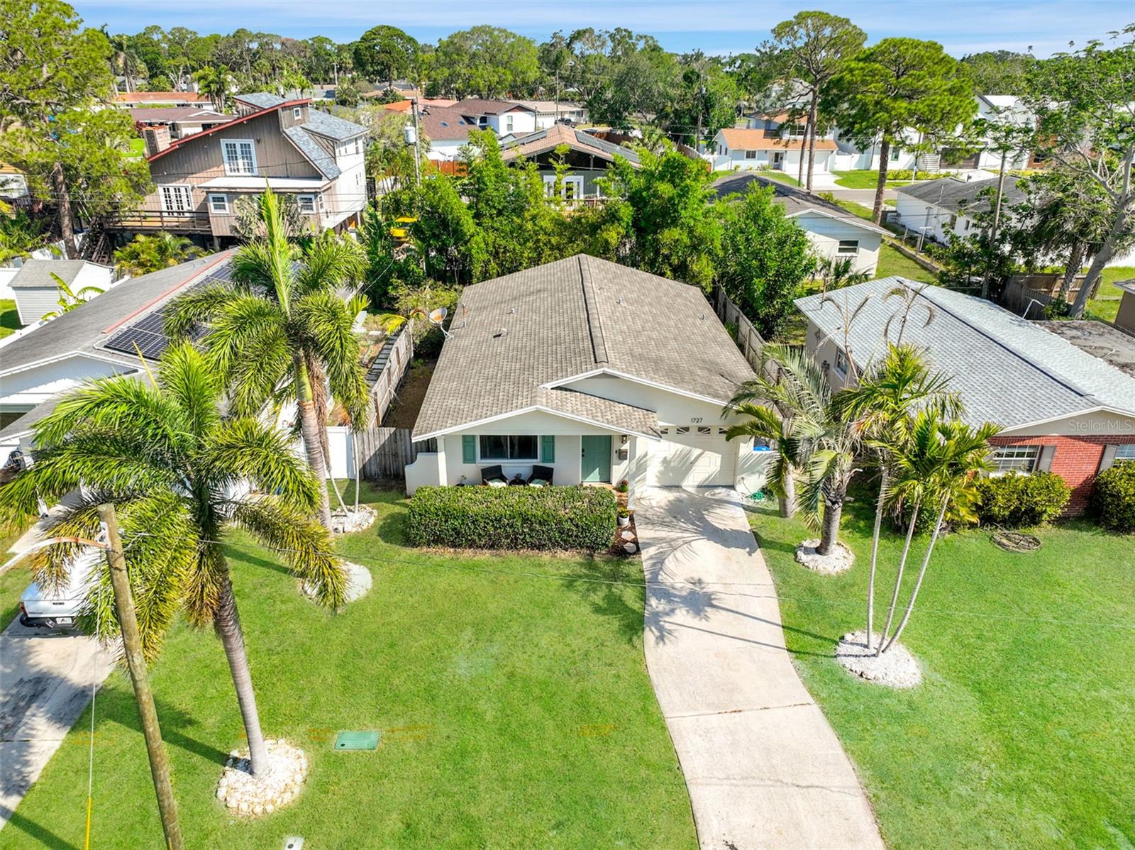 29. Large Driveway and One Car Garage