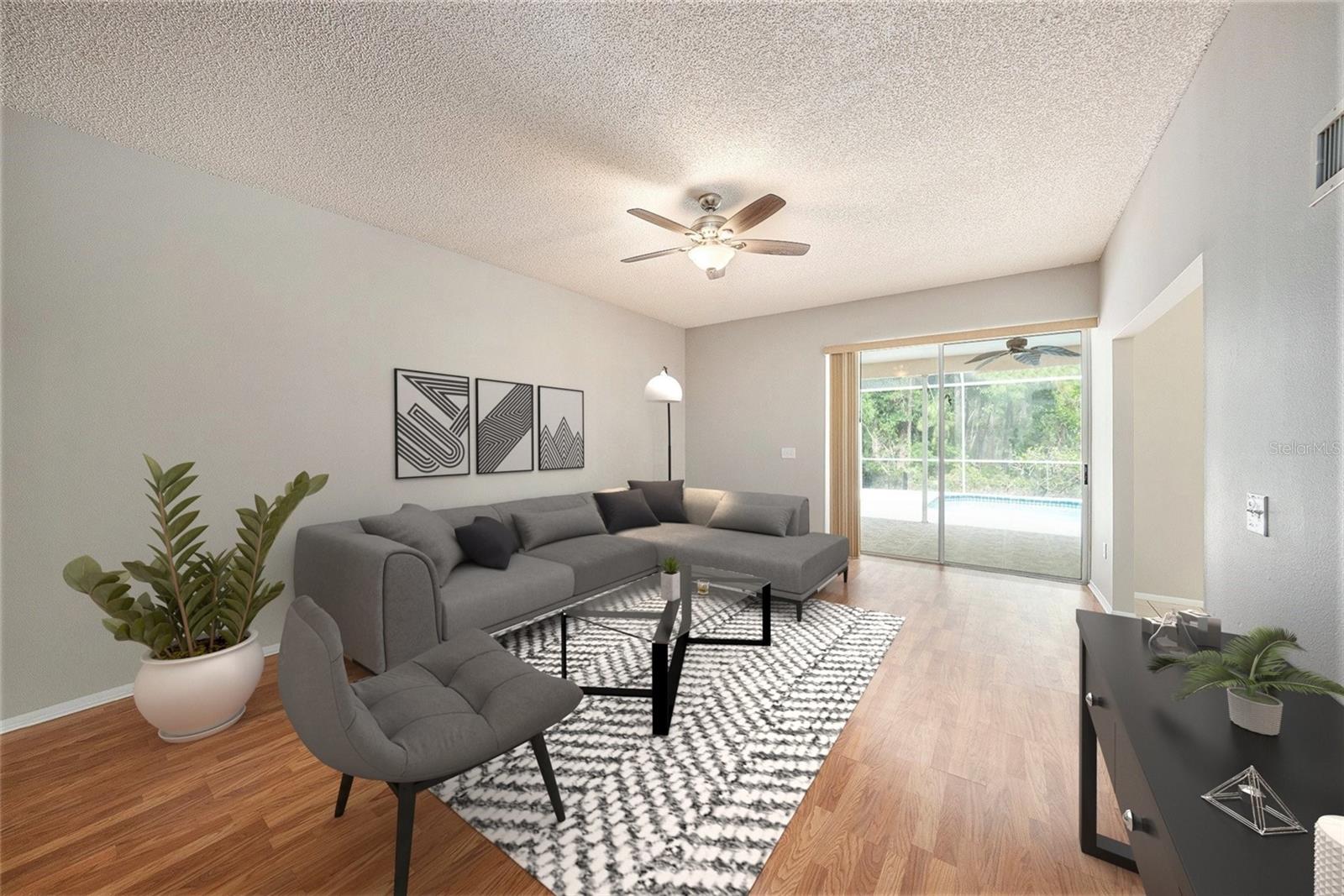 Giant sliders allow tons of natural light!