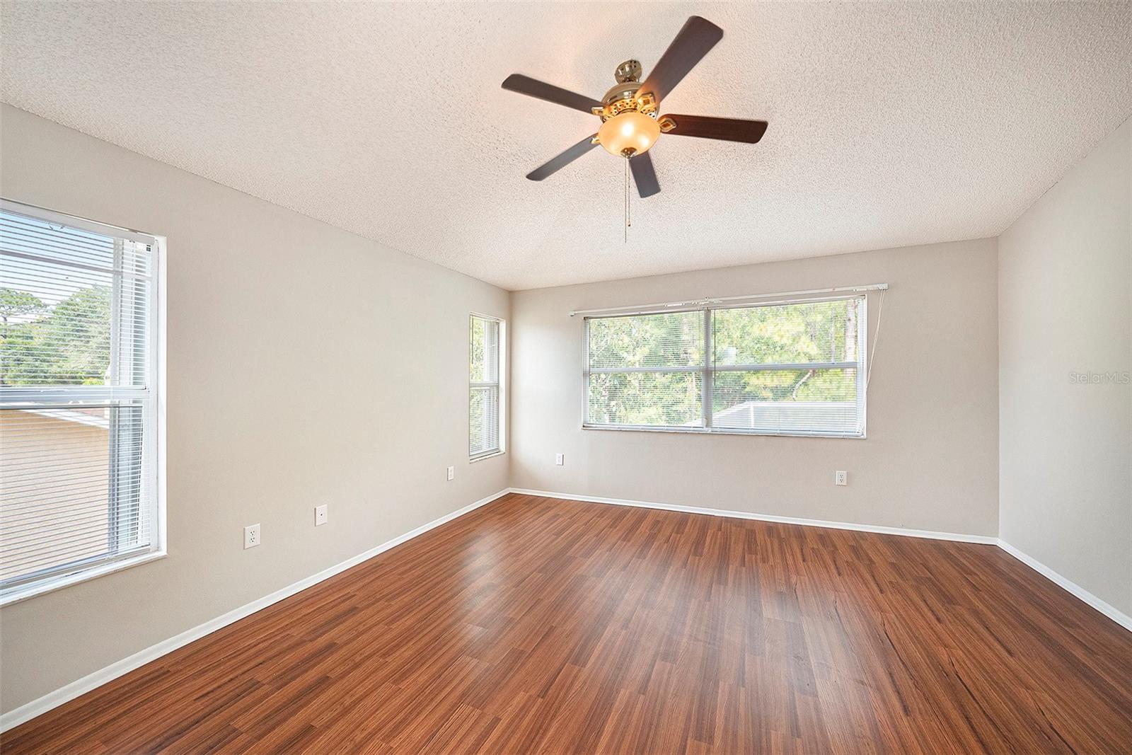 Super spacious owner's bath features garden tub, large shower & double sinks!