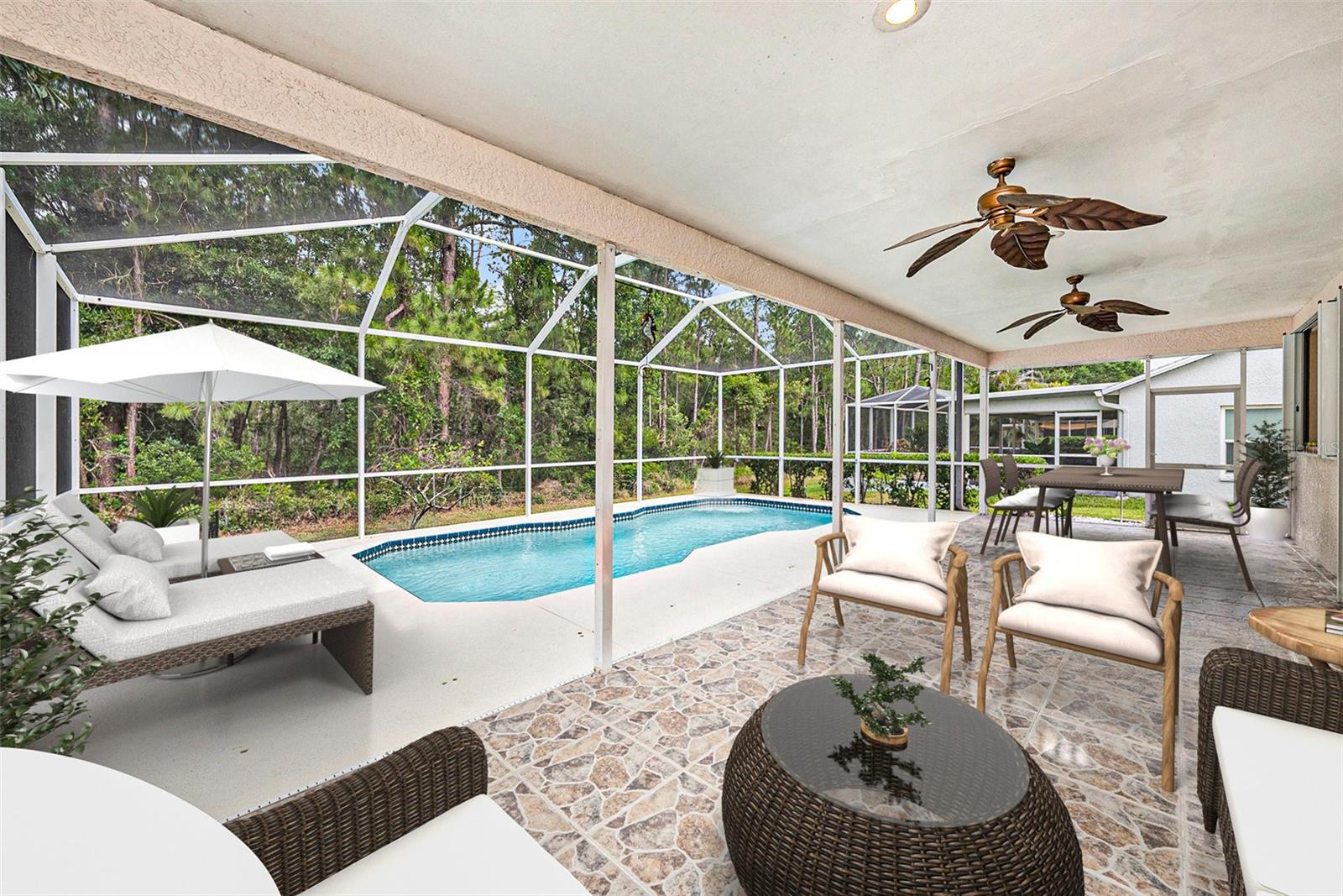 Your spacious lanai makes entertaining effortless!