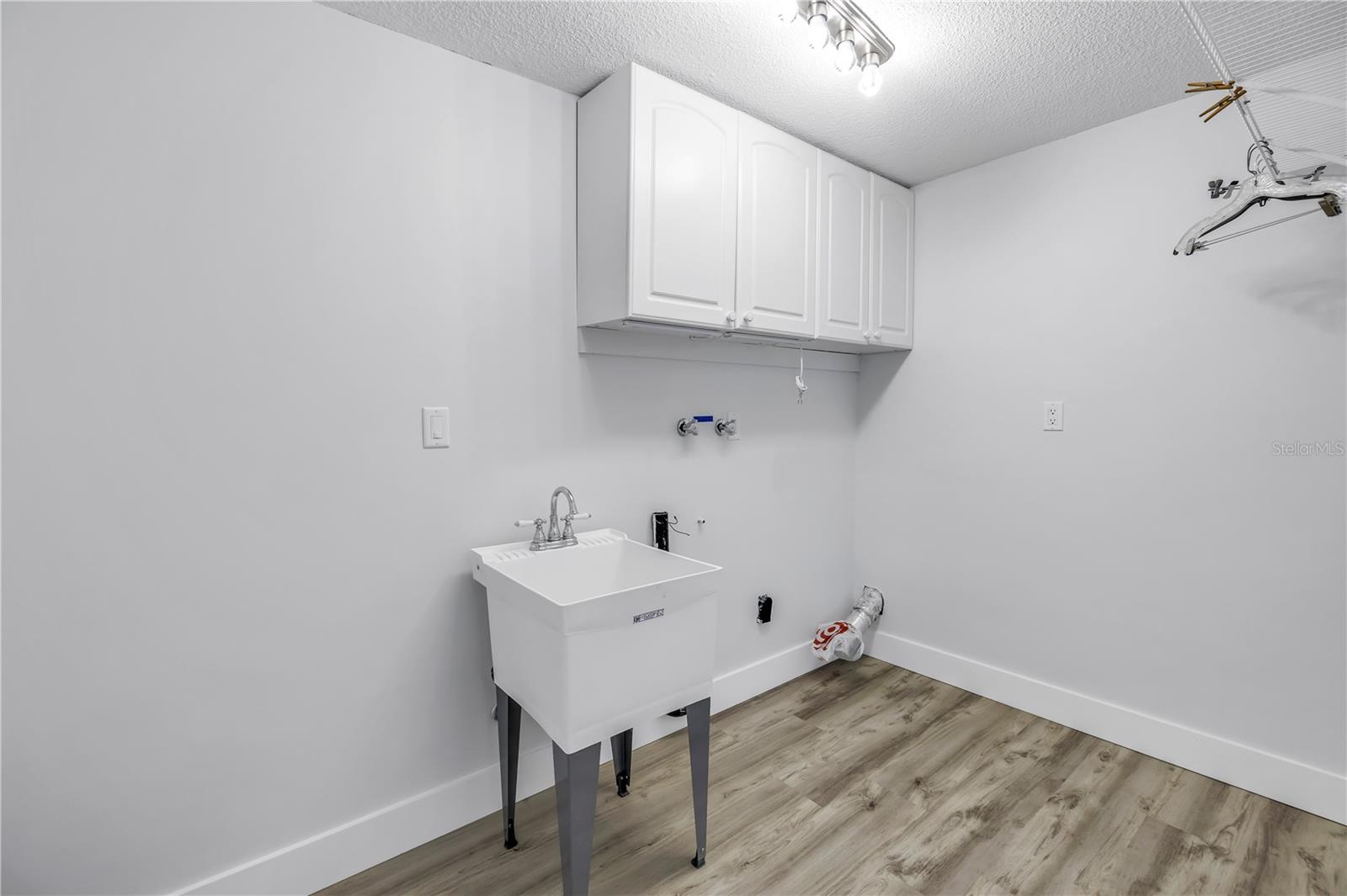 Full Size Laundry plus storage