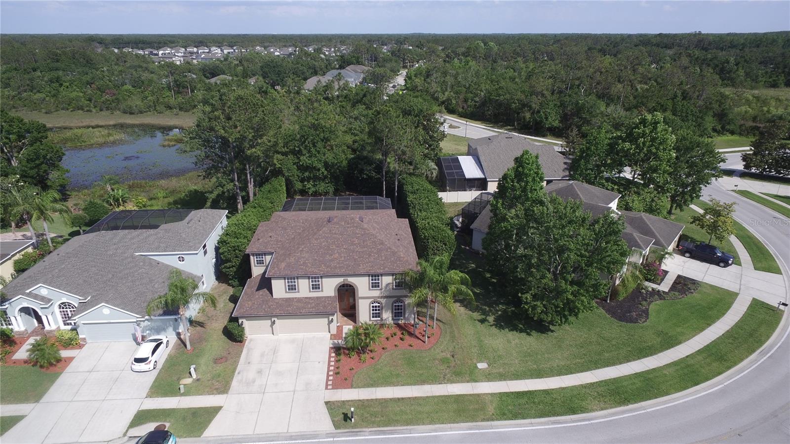 Aerial Front of Home