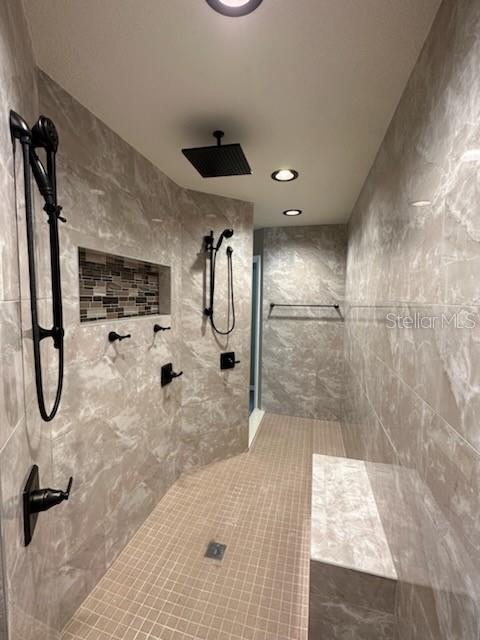 Newly renovated walk in Shower for Master Bath Suite - $25,000 recent upgrade!