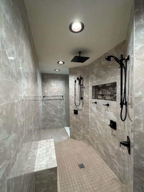 Newly renovated walk in Shower for Master Bath Suite - $25,000 recent upgrade!