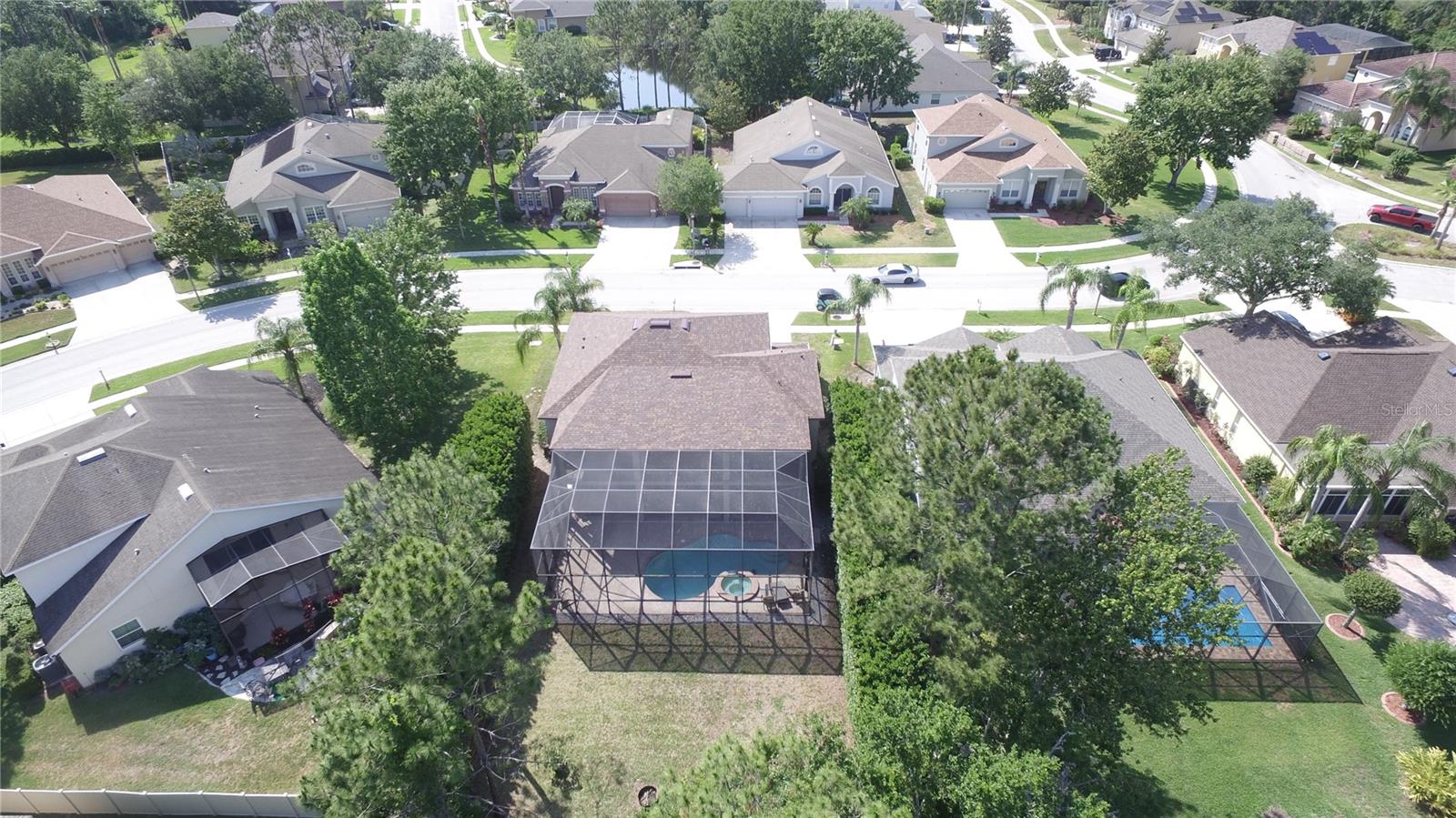 Aerial view of Home