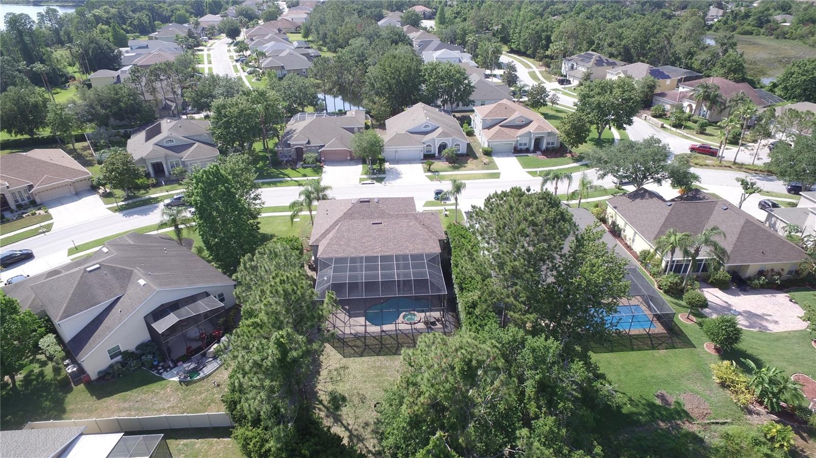 Aerial view of Home