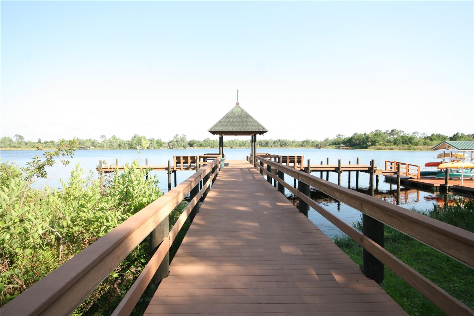 Wilderness Lake Fishing pier