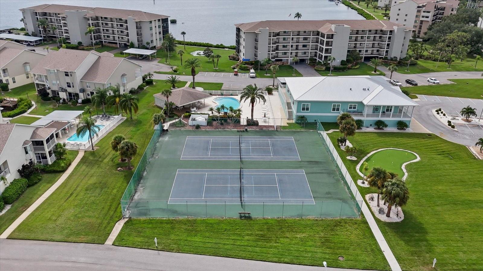 Tennis courts-Sand Pebble Point Community