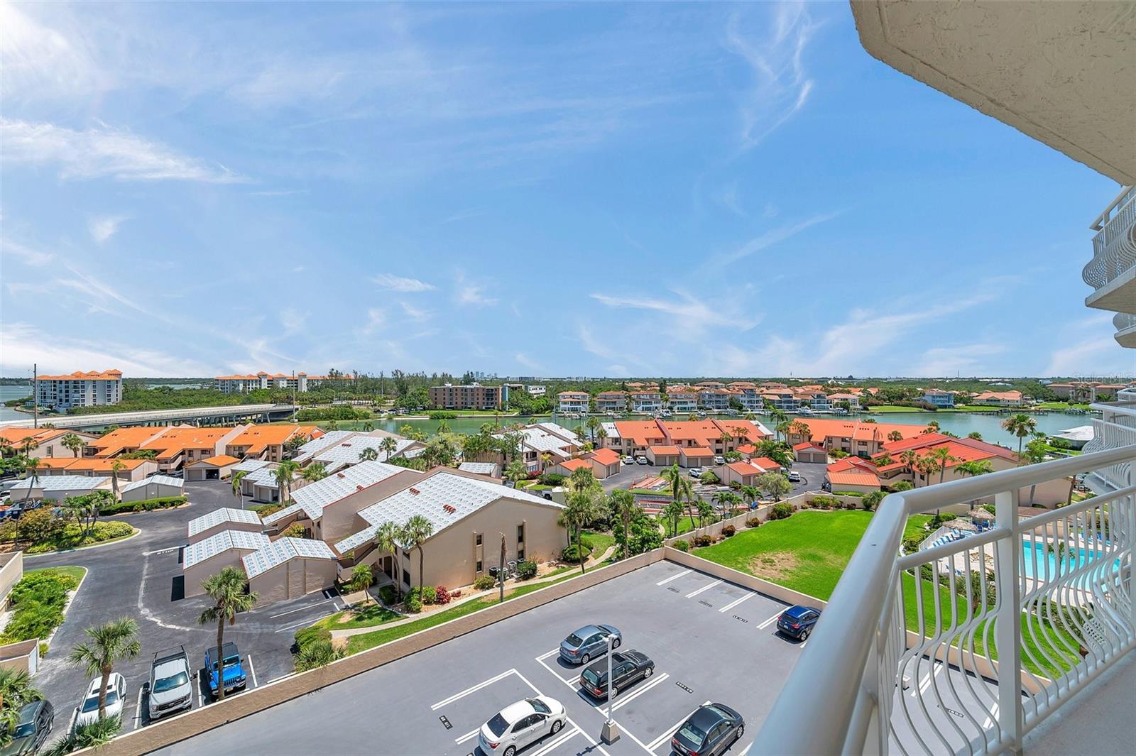 AMAZING balcony views facing northeast.
