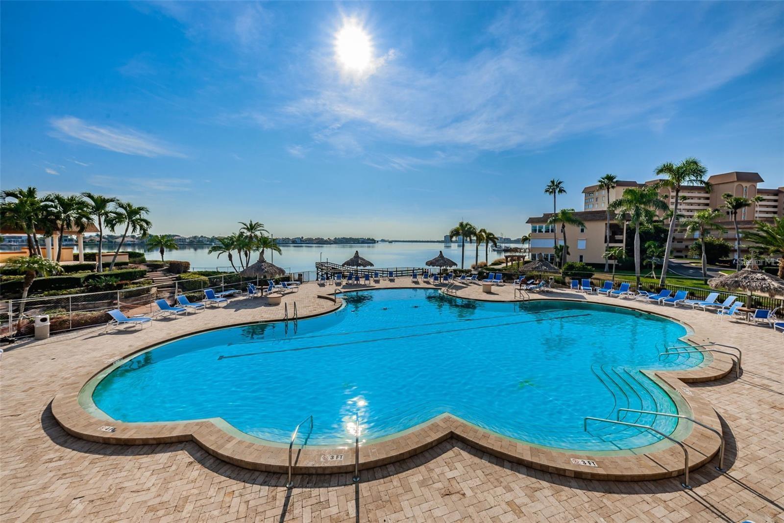 Huge main clubhouse pool.