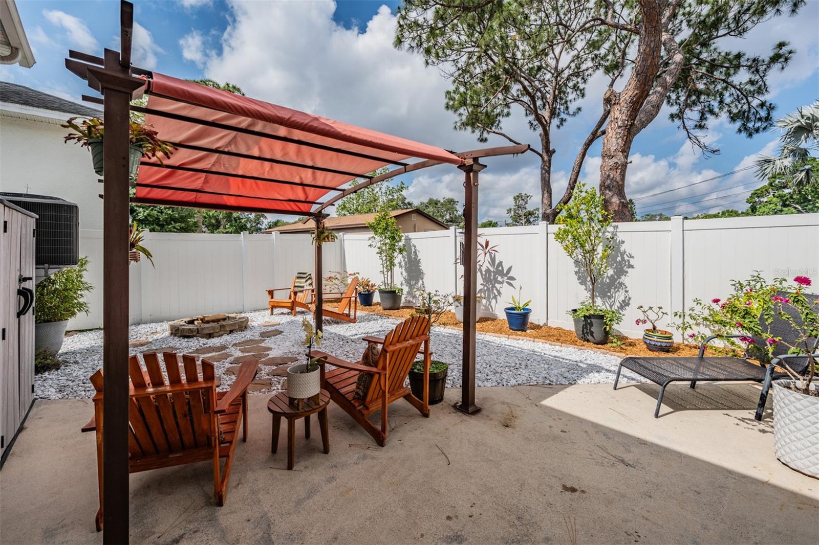 Fenced in Backyard