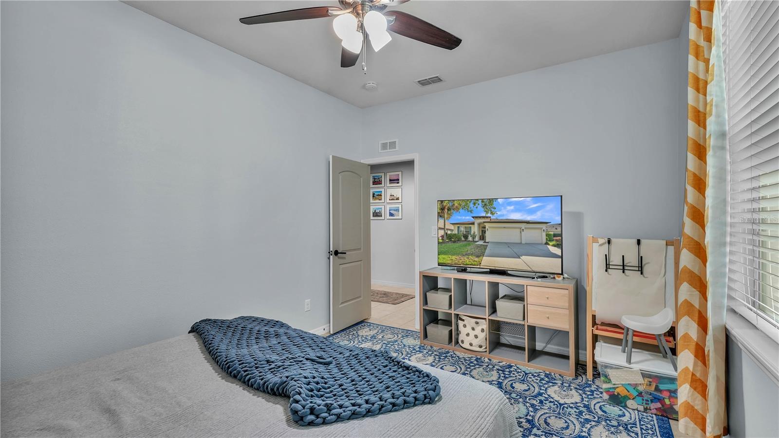 Bonus room; first door on left when walking through