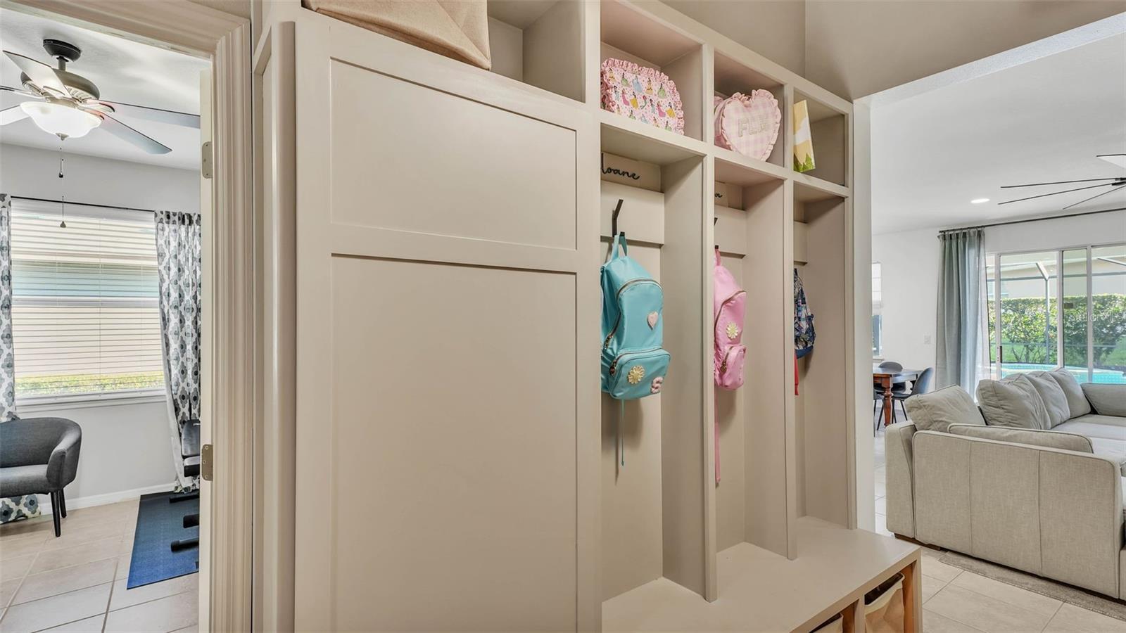 Built-ins in entryway