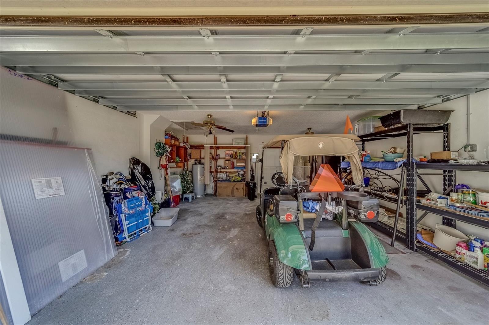 Two car garage.