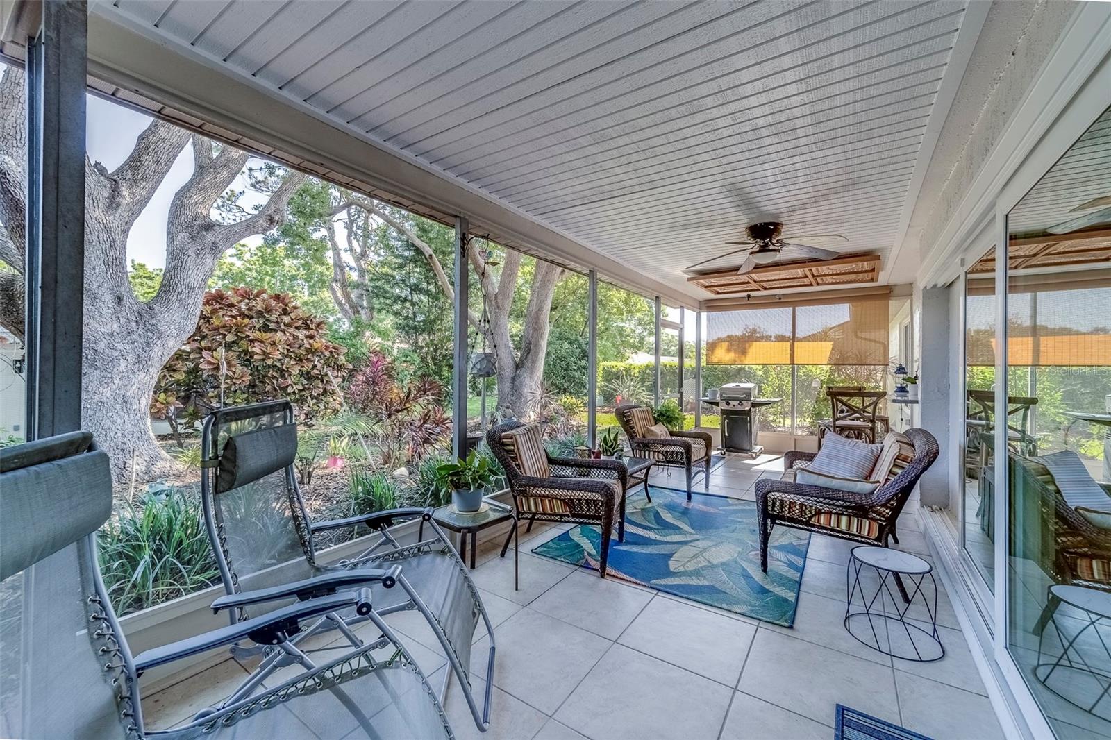 Screened in porch.