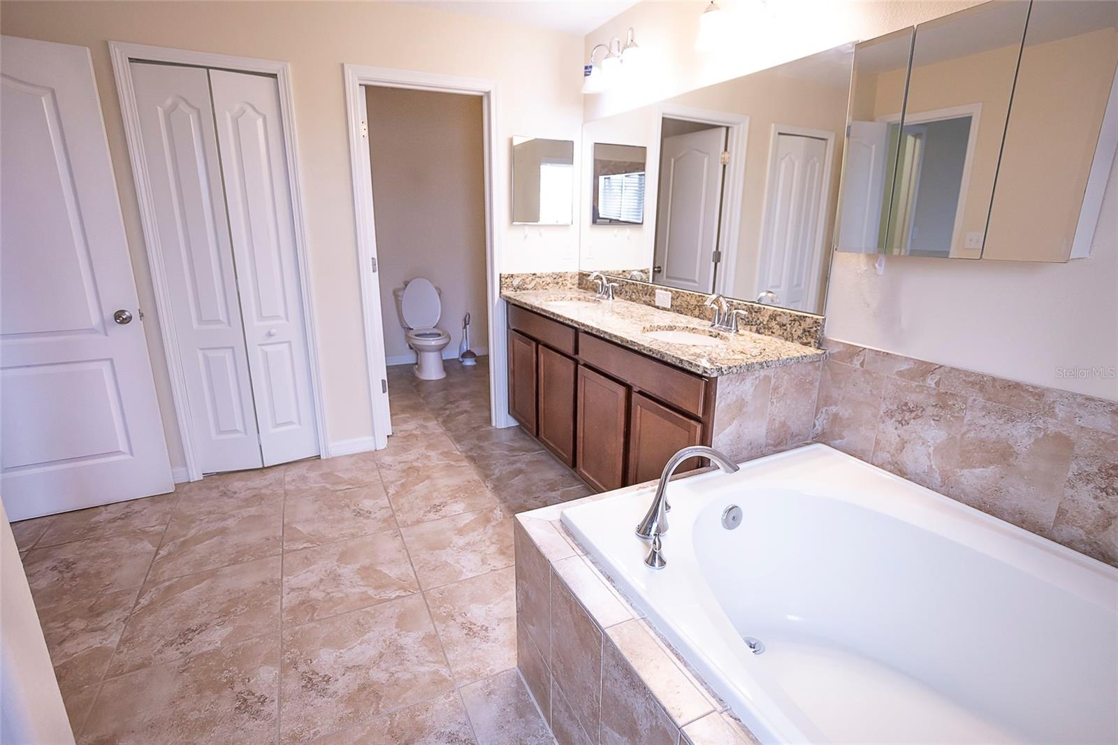 Primary en-suite bathroom view of water closet