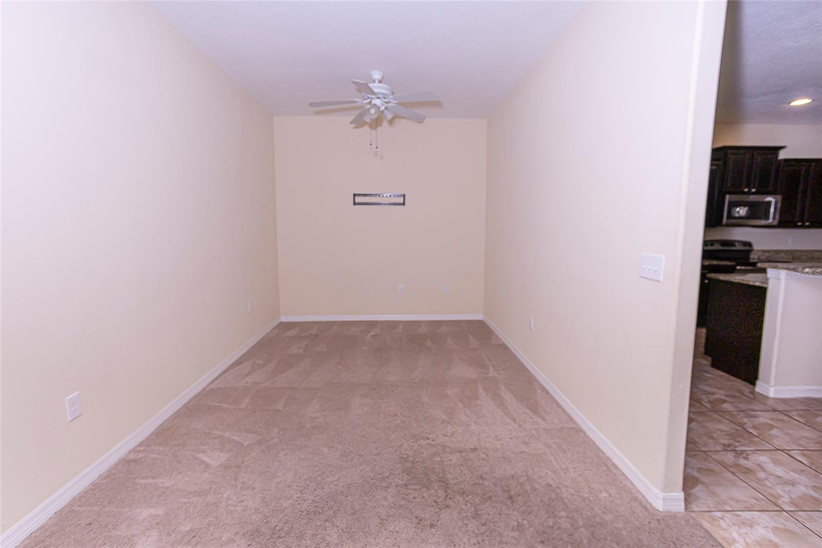 Bonus room next to kitchen