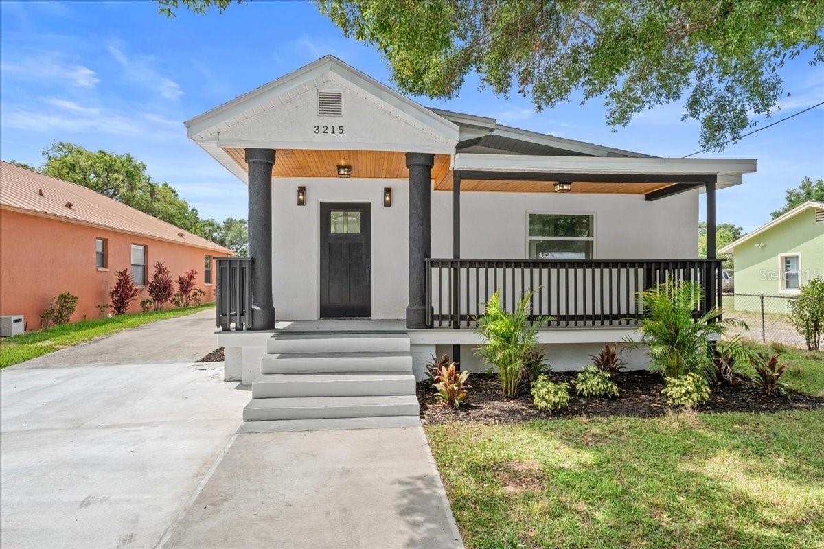 Front of the house