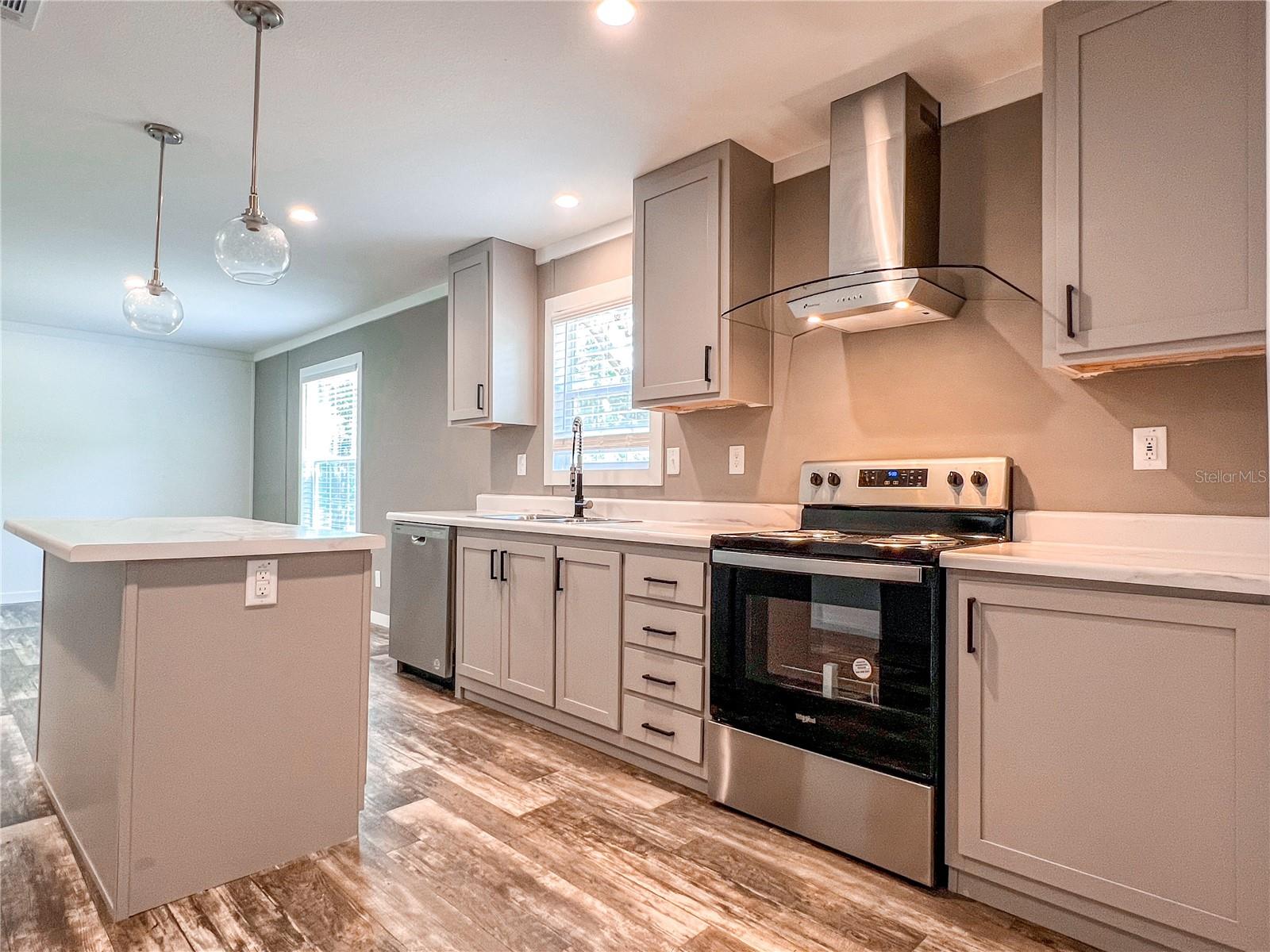 Spacious modern kitchen