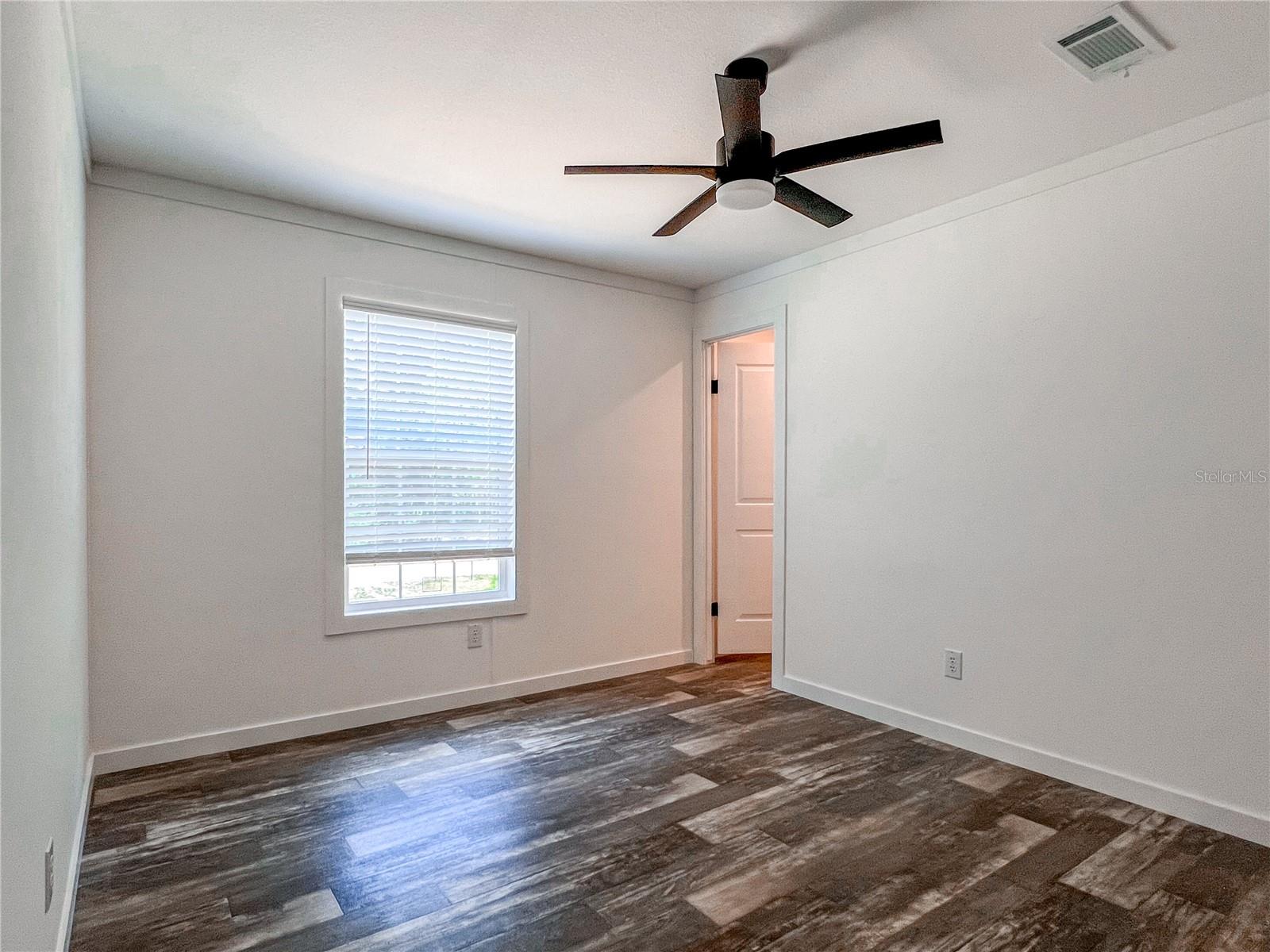 4th bedroom with walk-in closet.