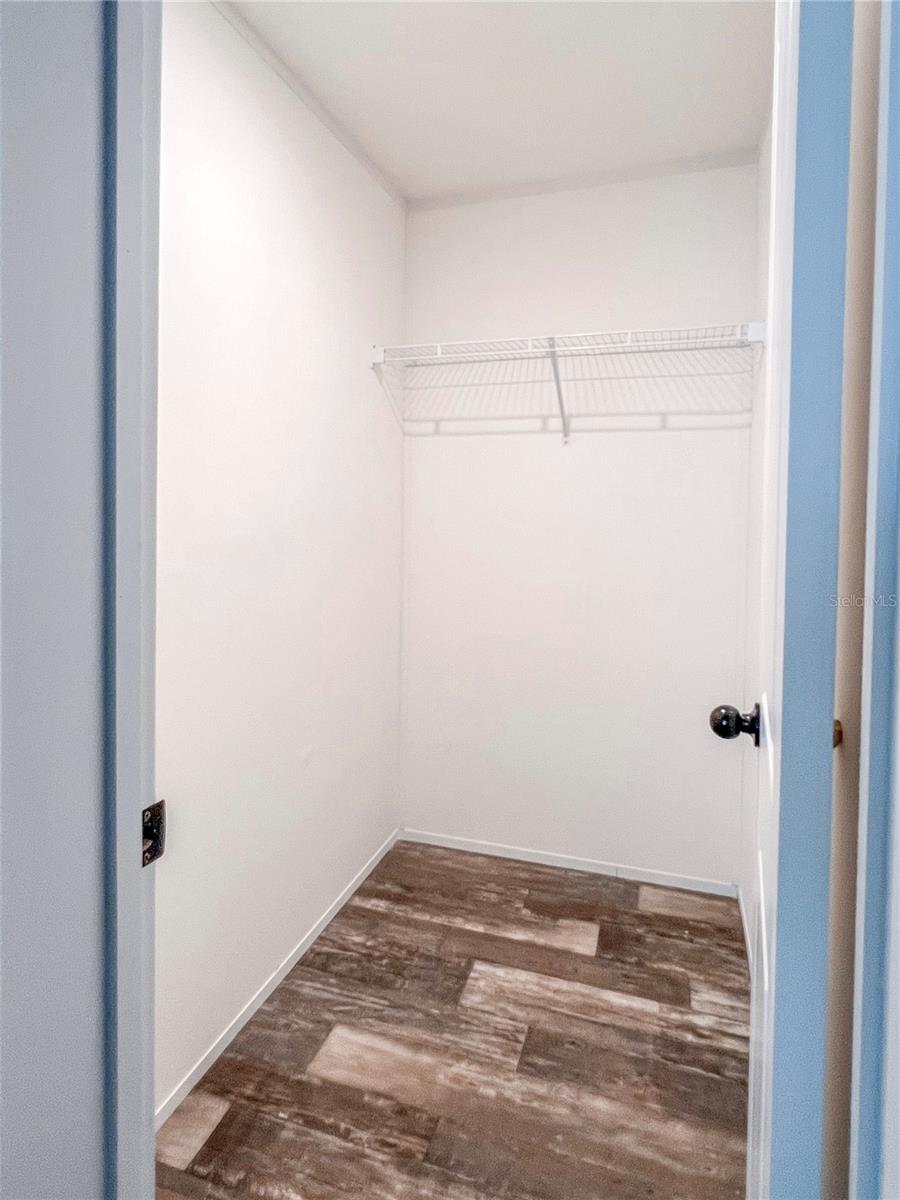 5th bedroom's walk-in closet.