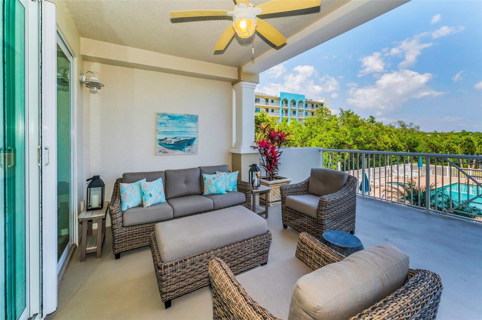 Step out onto your 540 SF Waterfront Balcony