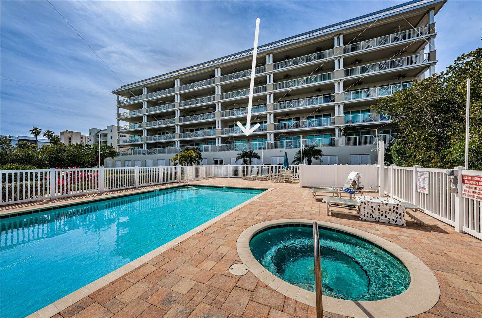 Unit #203 - view from Poolside!