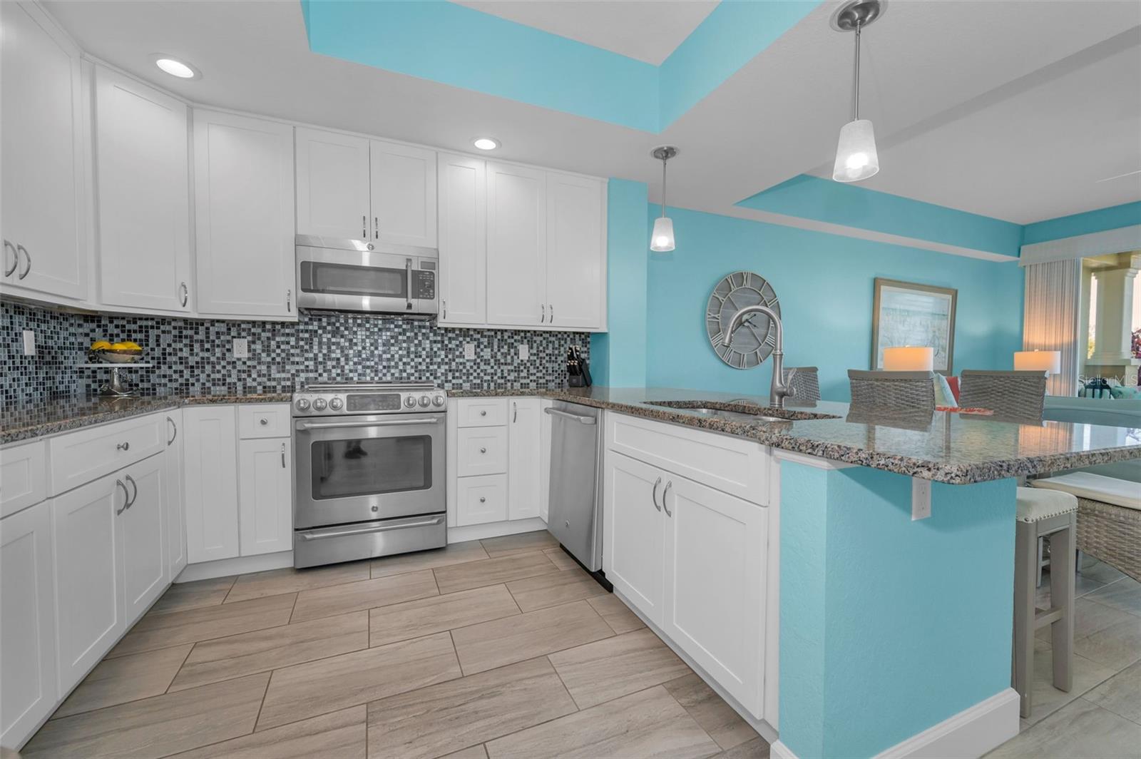 Perfect Kitchen where all the Living areas blend!
