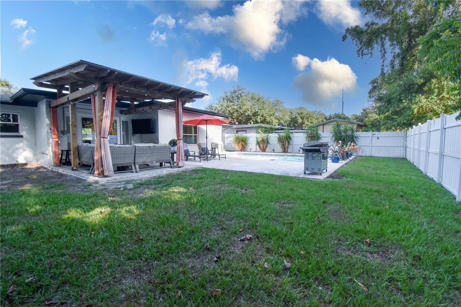 Backyard view